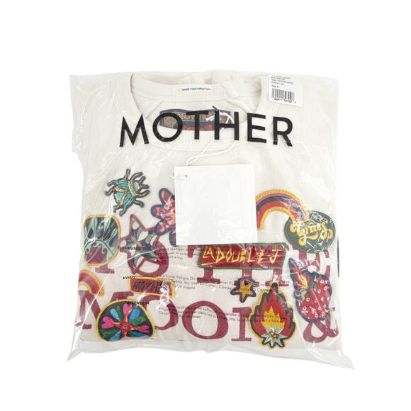 La DOUBLEJ x MOTHER The Biggie Concert Whisper White Patch It Up - Picture 10 of 13